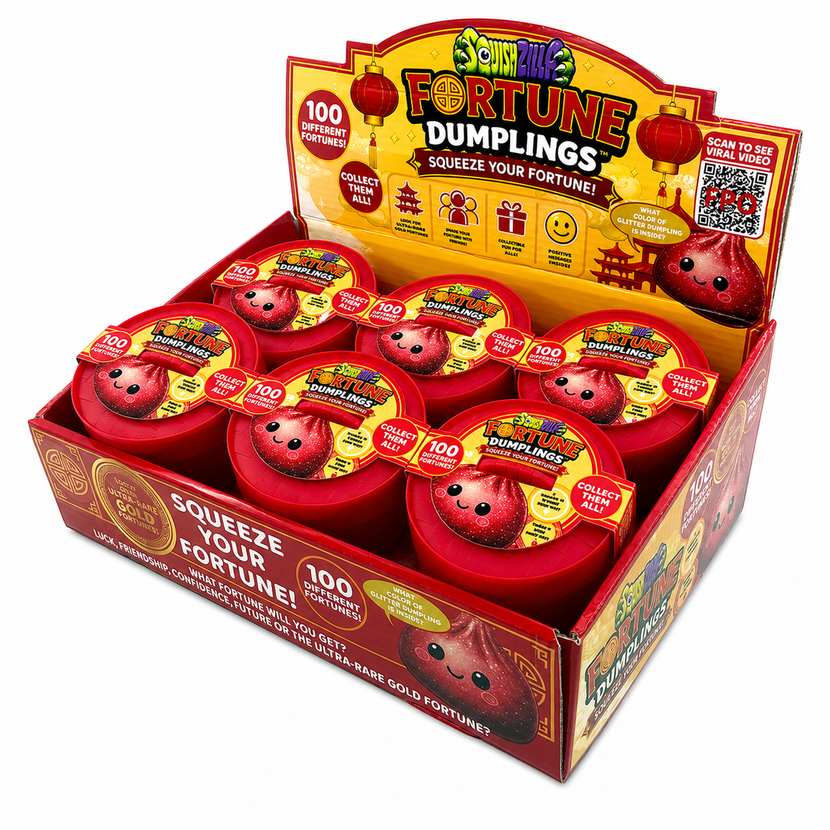 Fun Doh Mystery Fortune Squishy Dumpling Toy - 12/Display