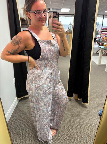 Camo Corded Overalls
