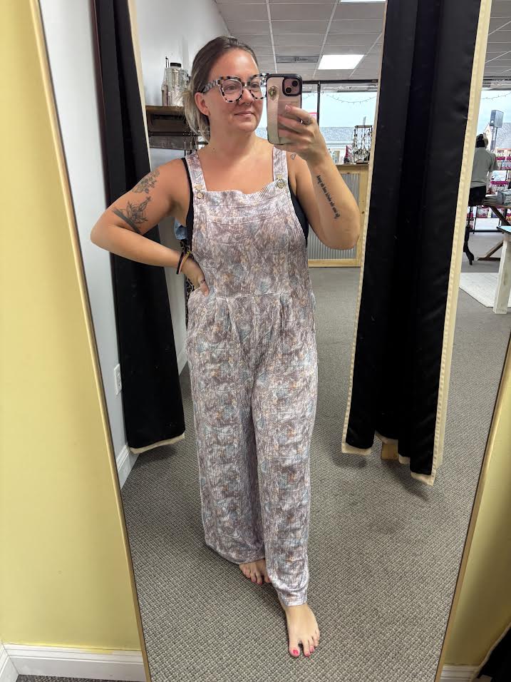 Camo Corded Overalls