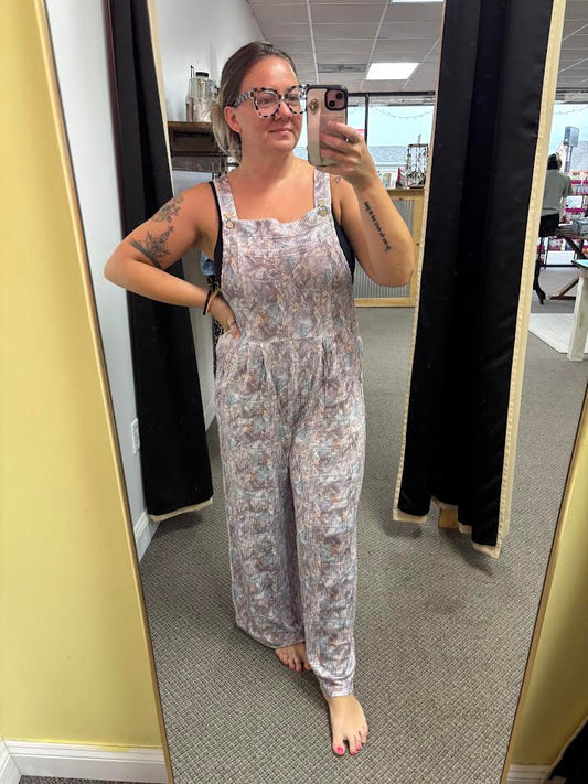 Camo Corded Overalls