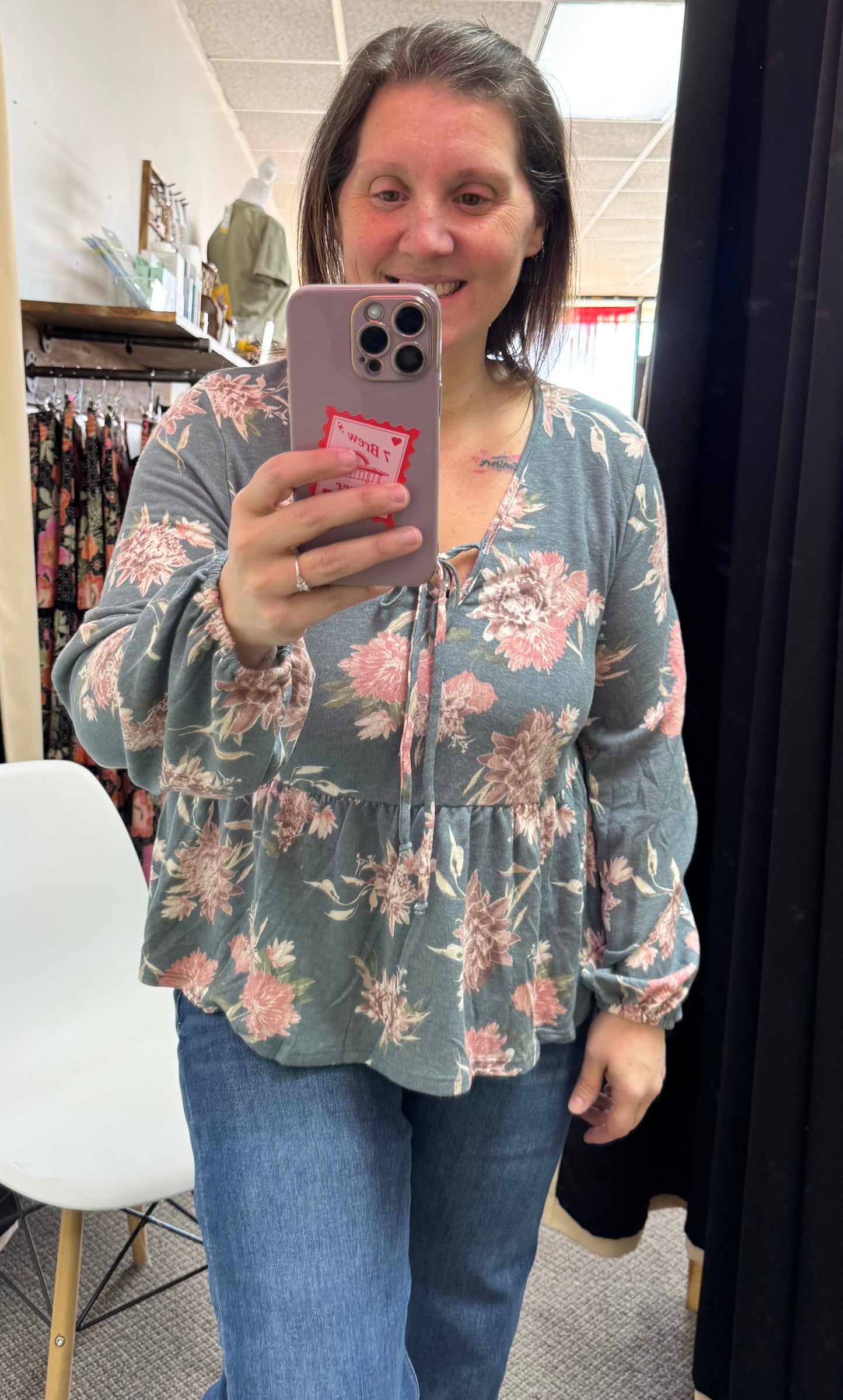 Floral Babydoll Top