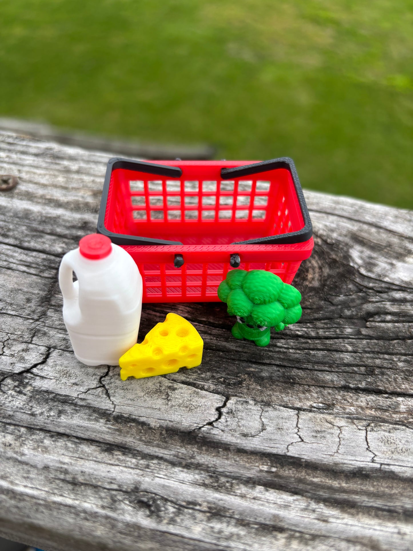 Grocery Basket 3D Printed Toy