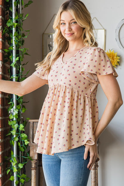 Floral Babydoll Top {Reg + Curvy}