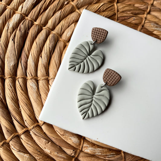 Philodendron Earrings