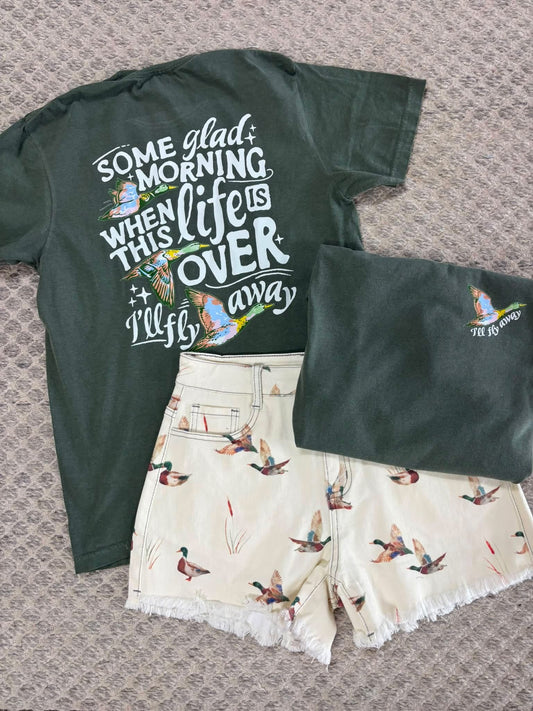 I’ll fly away graphic tee