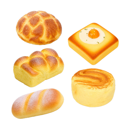 Fun Doh Bakery Slow Rise Squishy Bread Variety - 12/Display
