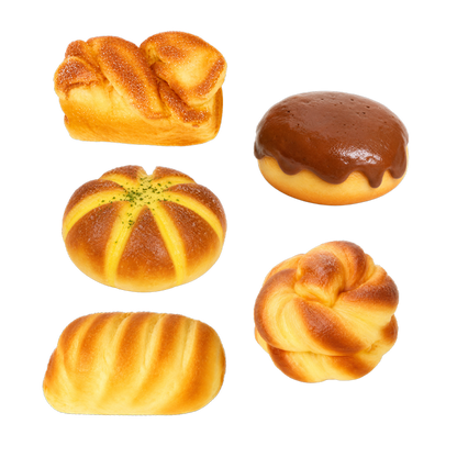 Fun Doh Bakery Slow Rise Squishy Bread Variety - 12/Display