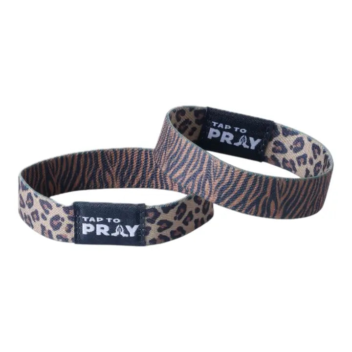 Tap To Pray® Wristband – Safari Leopard {Pre-Order}