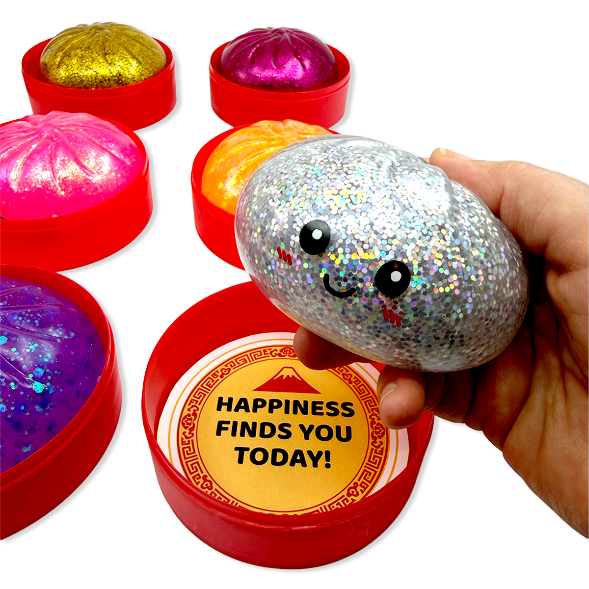 Fun Doh Mystery Fortune Squishy Dumpling Toy - 12/Display