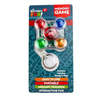 So Much Fun! Mini Memory Game Keychain - 6/Display