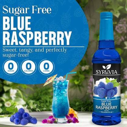 Sugar-Free Blue Raspberry Syrup