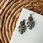 Monstera Earrings