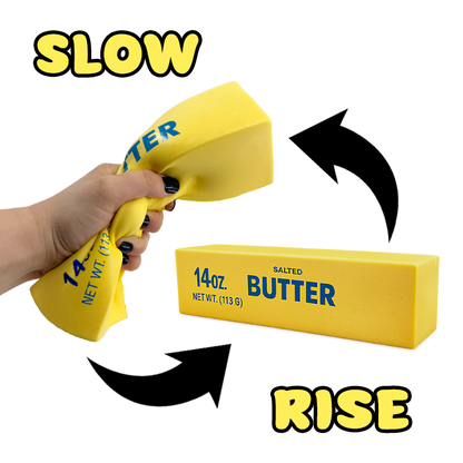 Fun Doh 10" JUMBO Butter Slow Rise Squishy Toy - 9/Display