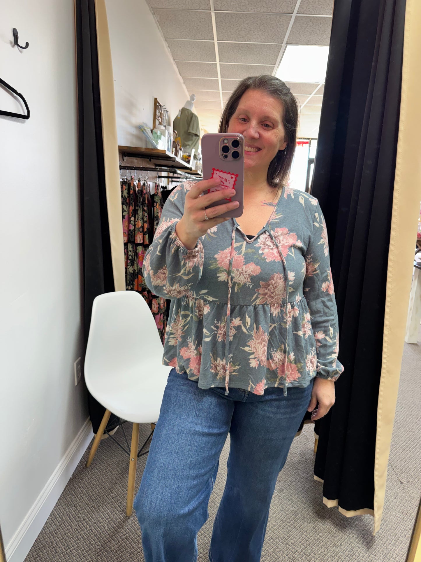 Floral Babydoll Top
