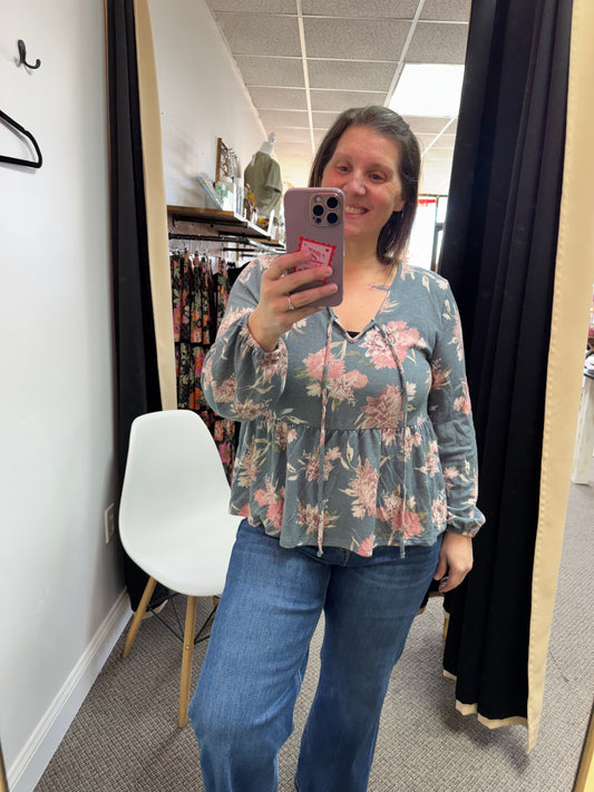 Floral Babydoll Top