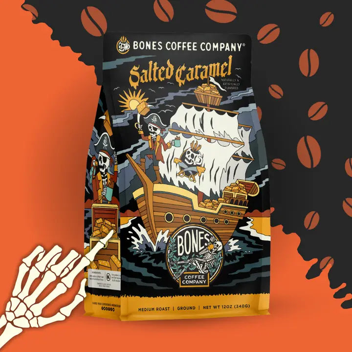 Salted Caramel, whole bean, 12 OZ