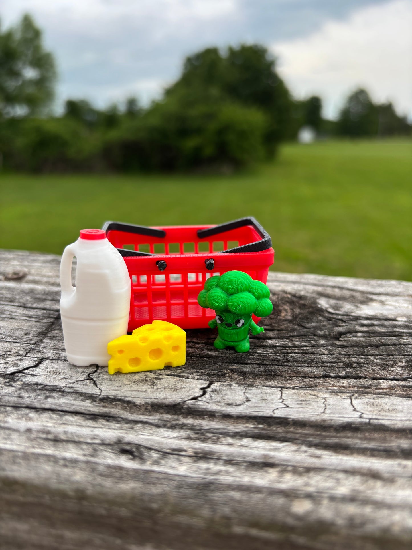 Grocery Basket 3D Printed Toy