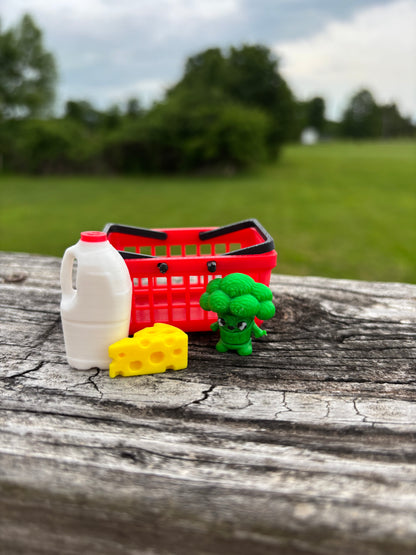 Grocery Basket 3D Printed Toy