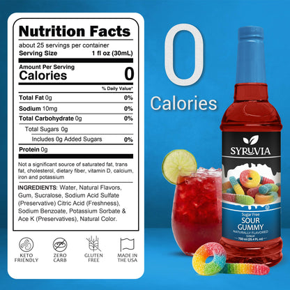 Sugar-Free Sour Gummy Syrup