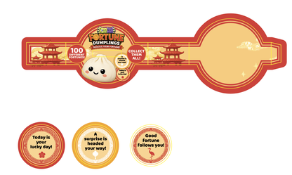 Fun Doh Mystery Fortune Squishy Dumpling Toy - 12/Display