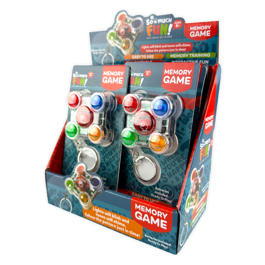 So Much Fun! Mini Memory Game Keychain - 6/Display