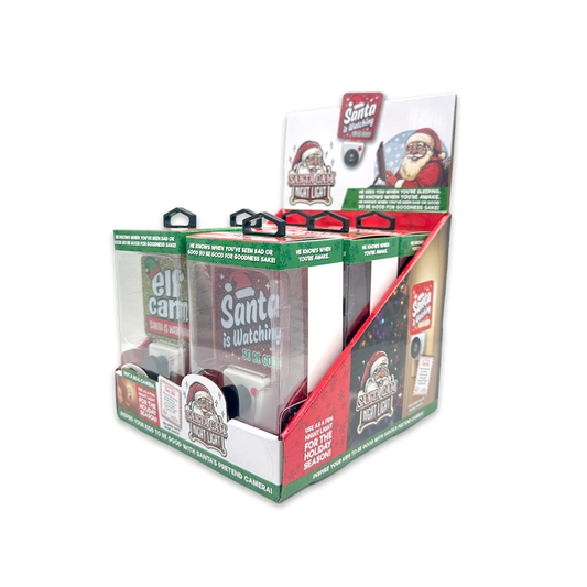 Christmas Santa Cam Night Light AC Wall - 6/Display