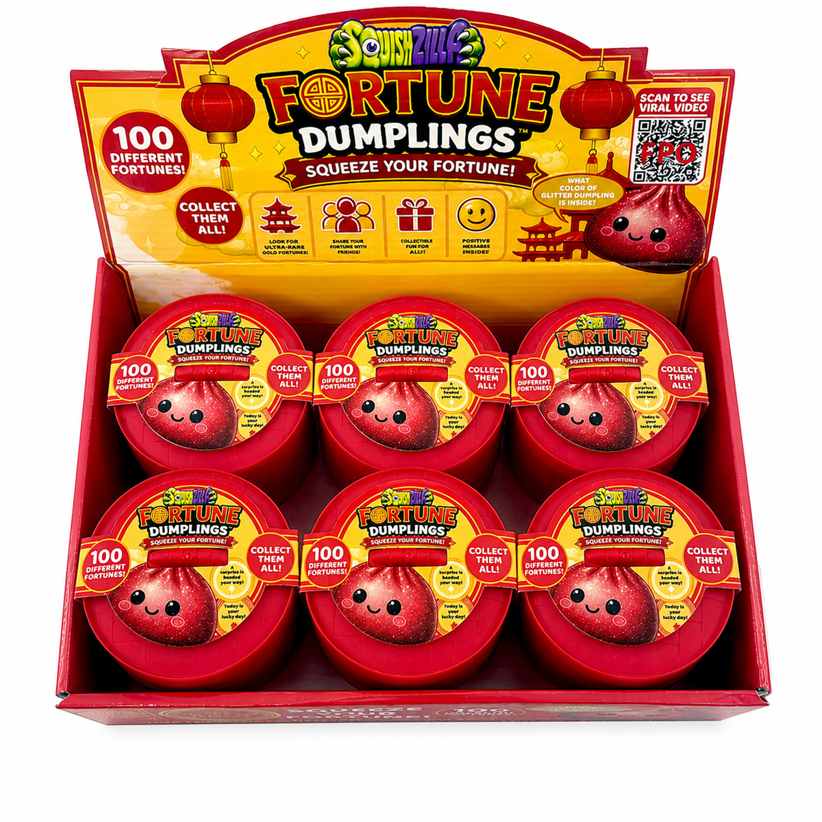 Fun Doh Mystery Fortune Squishy Dumpling Toy - 12/Display