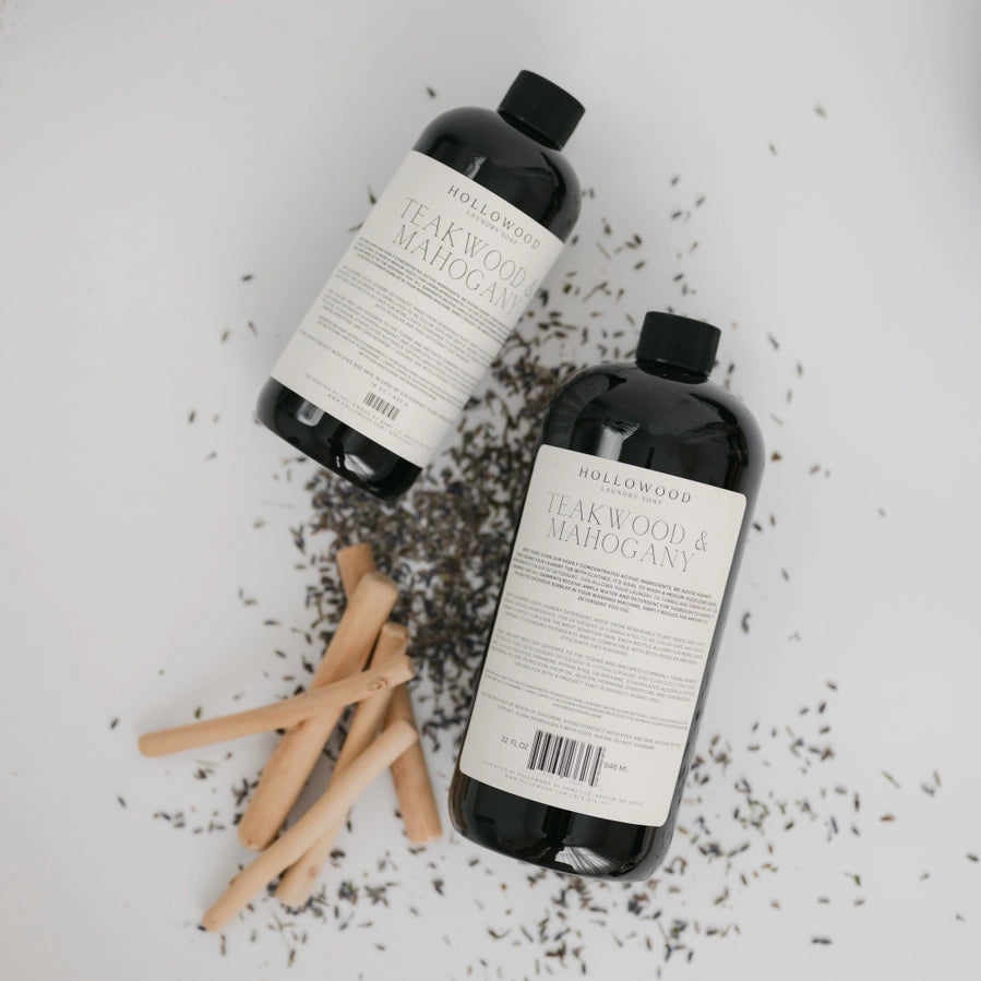 Teakwood and Mahogany Laundry Soap