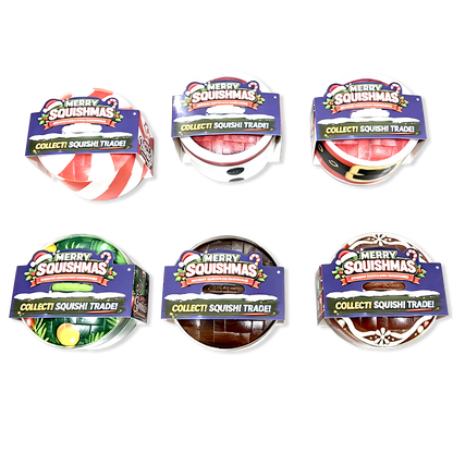 Fun Doh Christmas Dumpling Squishy Toy 12pc Holiday Display