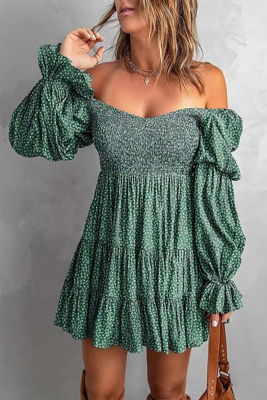 BOHO Dresses with Long Sleeves Short Styles