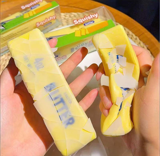 Wax covered butter squishy