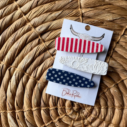 USA HAIR CLIPS