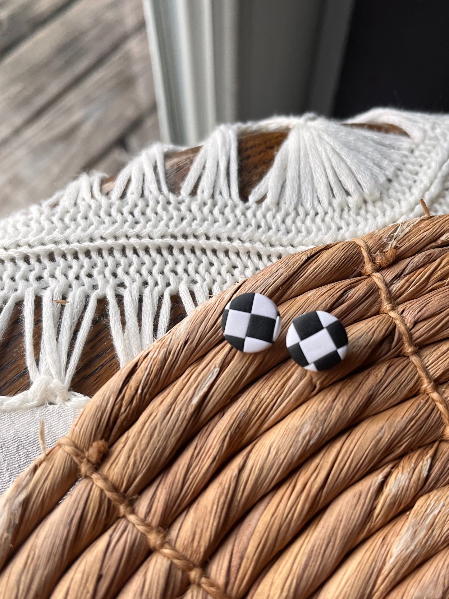 Checkered Studs