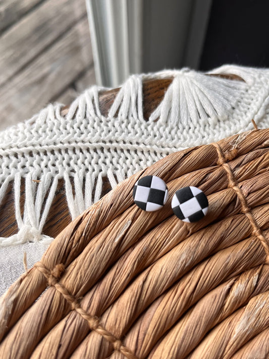 Checkered Studs