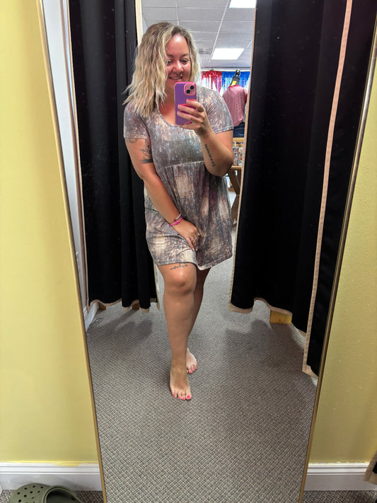 Tie Dye T-Shirt dress