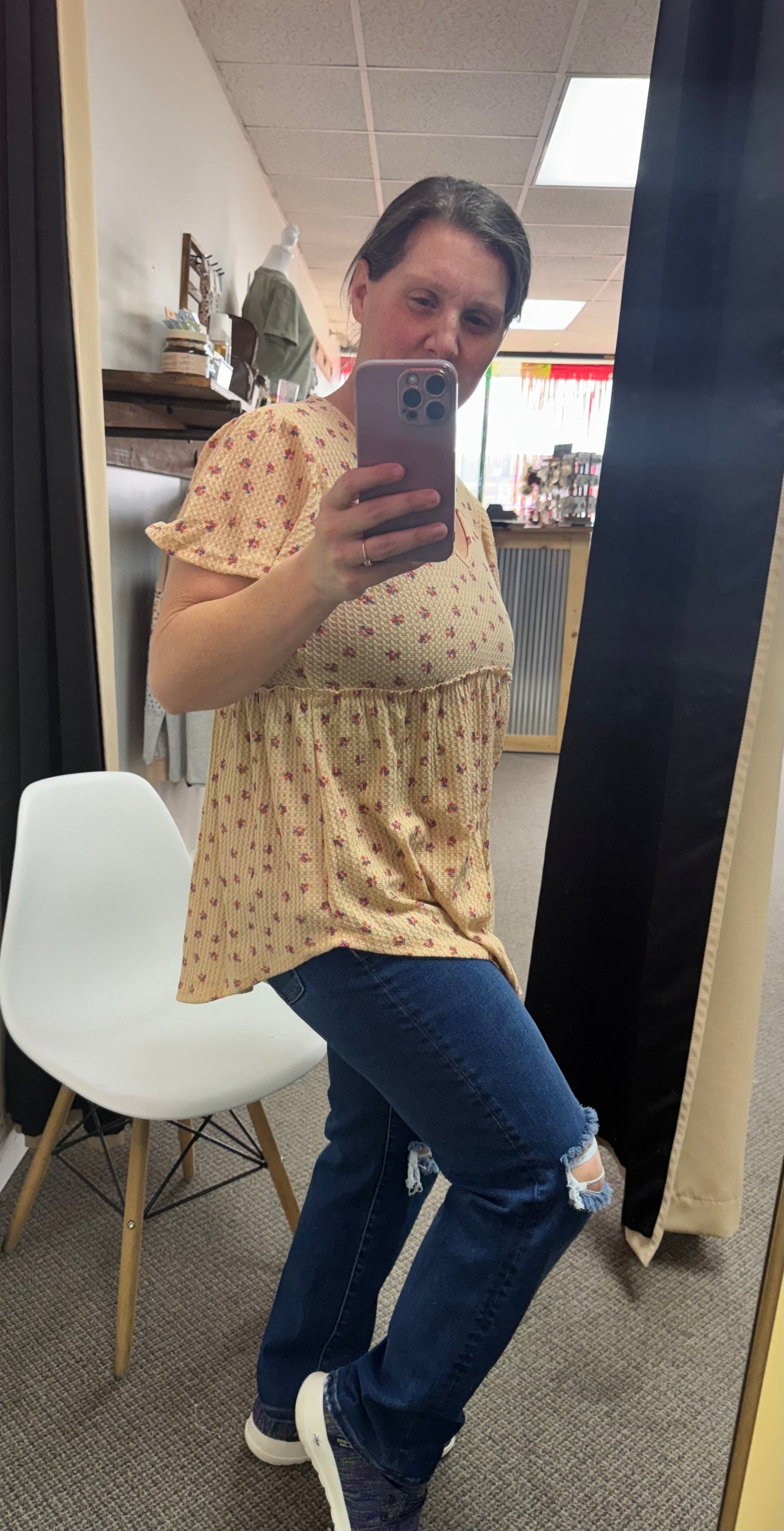 Floral Babydoll Top {Reg + Curvy}