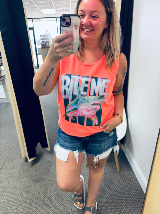 Bite Me, shark tank top