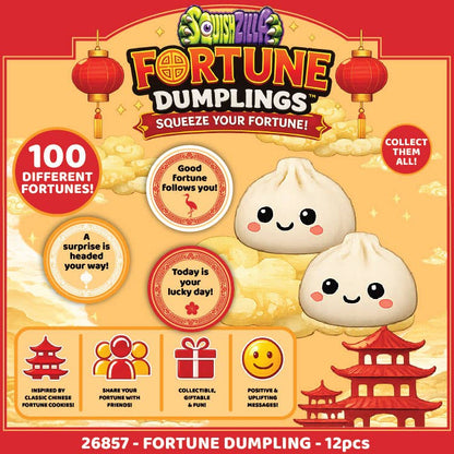 Fun Doh Mystery Fortune Squishy Dumpling Toy - 12/Display