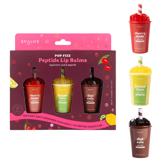 Pop Fizz Peptide Hydrating Lip Balm Trio