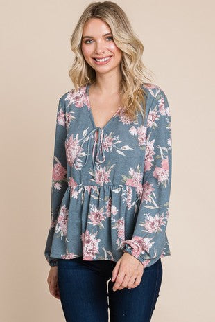 Floral Babydoll Top