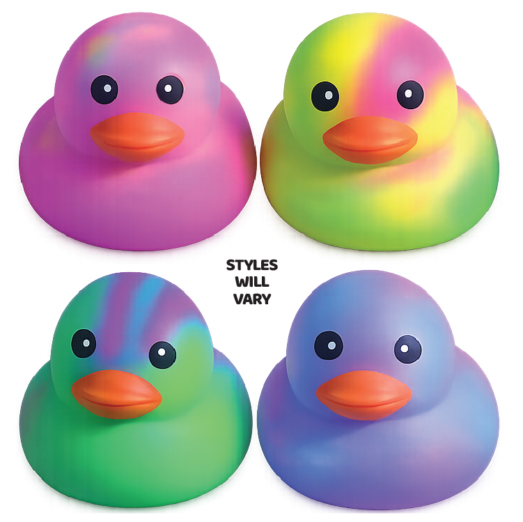 {PREORDER} Fun Doh MEGA 5" Squishy Tie Dye Duck Toy Variety