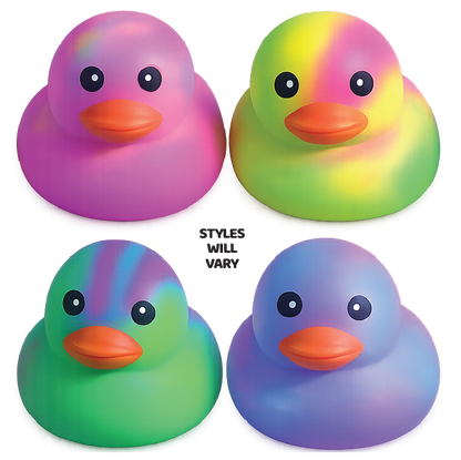 {PREORDER} Fun Doh MEGA 5" Squishy Tie Dye Duck Toy Variety