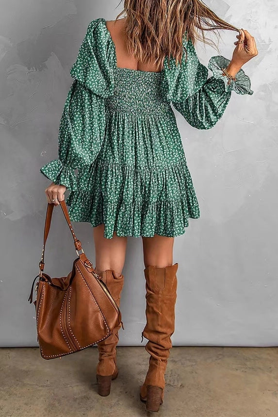 BOHO Dresses with Long Sleeves Short Styles