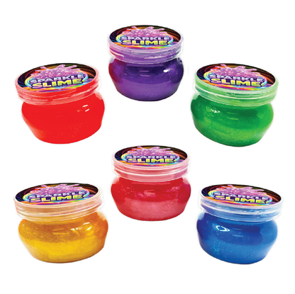 Fun Doh Glitter Slime Sensory Fidget Assortment - 6/Display