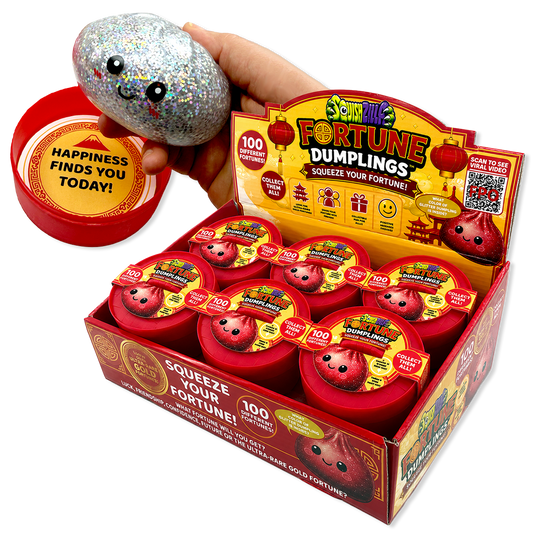 Fun Doh Mystery Fortune Squishy Dumpling Toy - 12/Display
