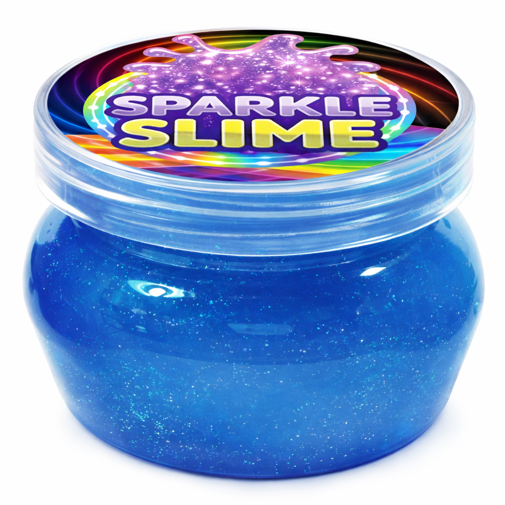 Fun Doh Glitter Slime Sensory Fidget Assortment - 6/Display