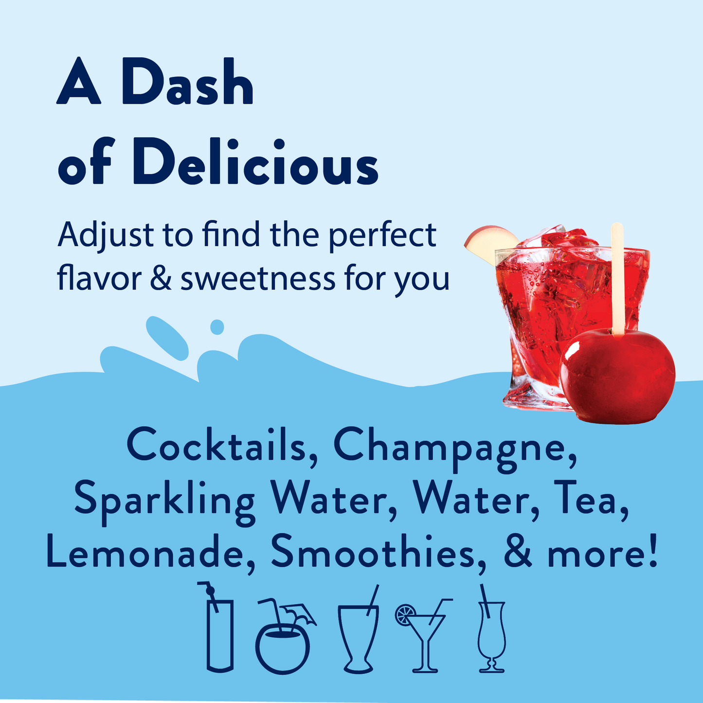 Sugar Free Candy Apple Flavor Infusion Syrup