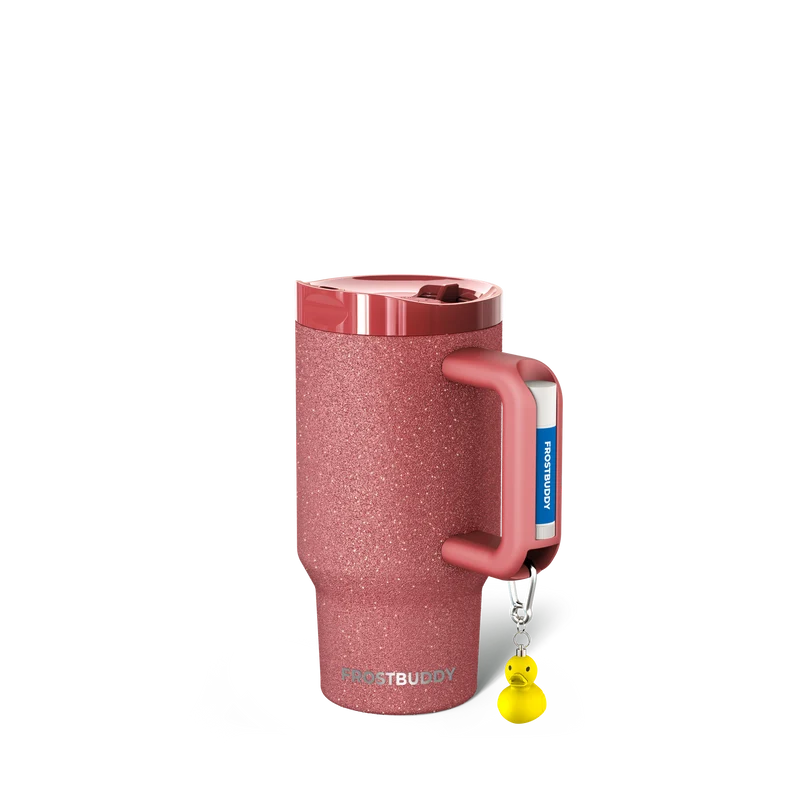 Thicc Buddy 16oz | Burgundy Glitz