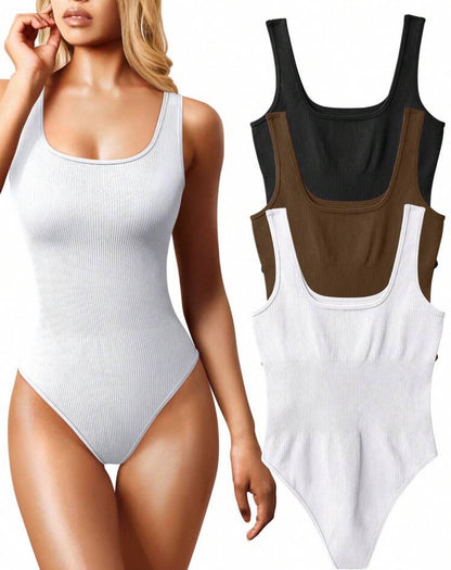 Ribbed Bodysuits